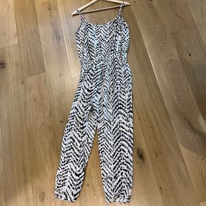 Parker Silk Printed Jumpsuit (XS)